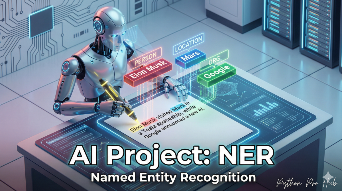 AI Project: Named Entity Recognition (NER) with Hugging Face - Python ...