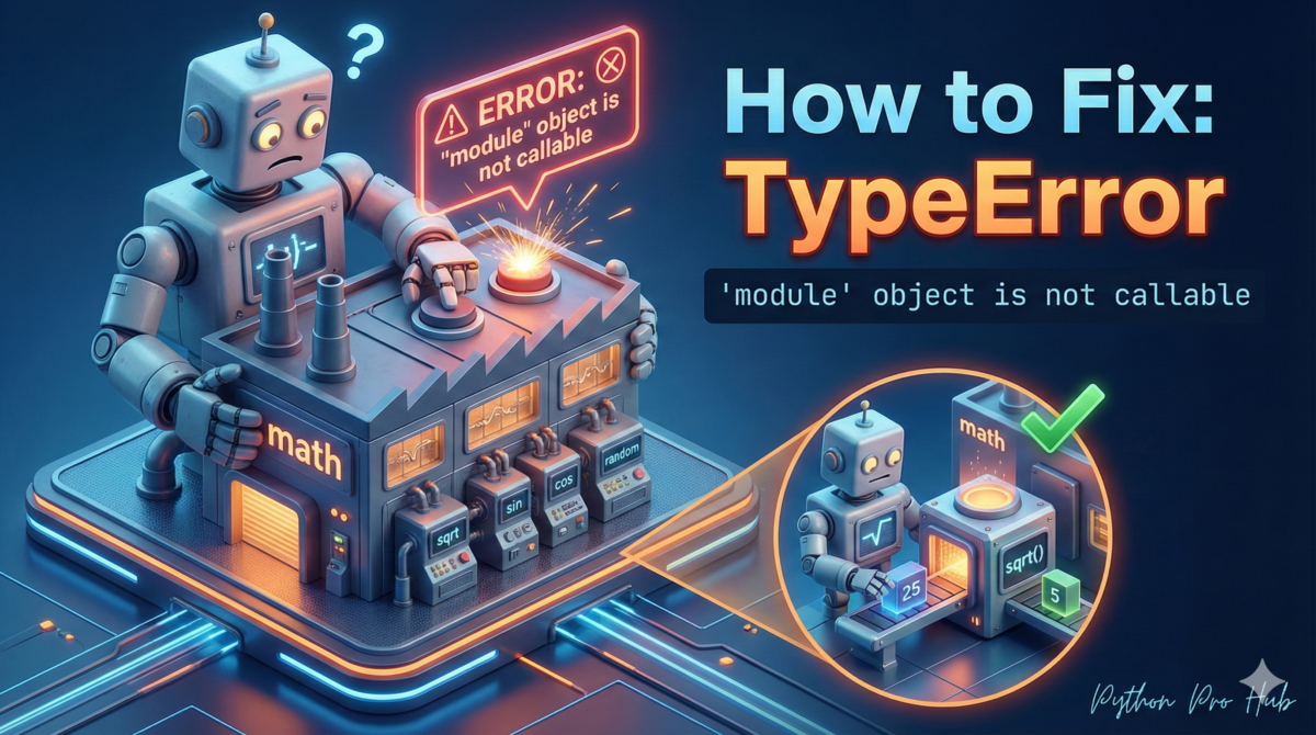 How to Fix: TypeError: 'module' object is not callable - Python Pro Hub